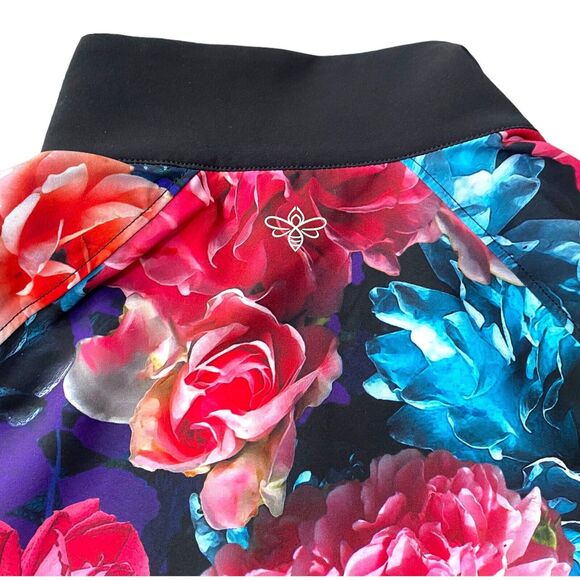 JOHNNY WAS ACTIVE STUDIO FULL ZIP JACKET Size XS But Oversized‎ NWOT Floral $318 - Picture 6 of 12